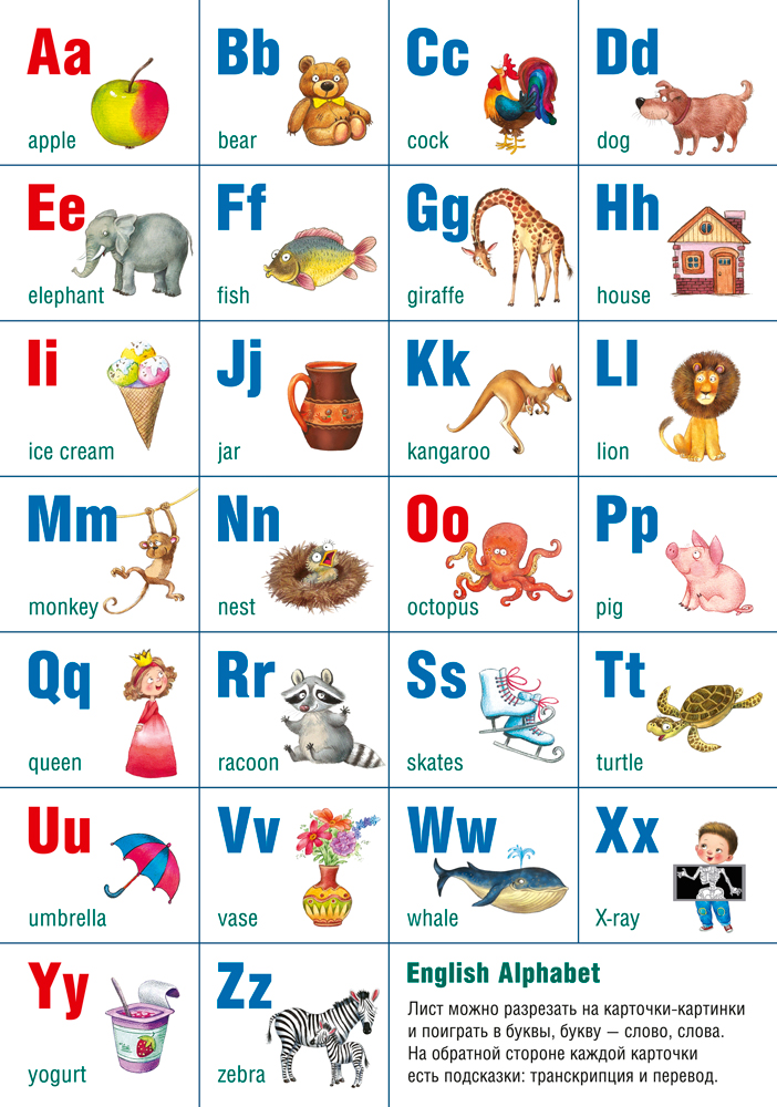 English Alphabet. Обучающая игра. Аверсэв