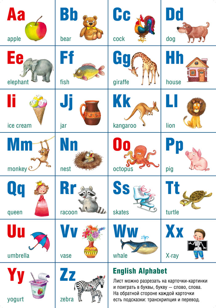 English Alphabet. Обучающая игра. Аверсэв